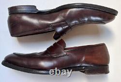 Crockett & Jones Crawford Dark Brown Leather Loafers Hand Grade Size 8.5E RP£670