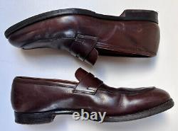Crockett & Jones Crawford Dark Brown Leather Loafers Hand Grade Size 8.5E RP£670