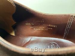 Crockett & Jones HAND GRADE STANLEY Brown Suede Lace Up Shoes UK 7 E