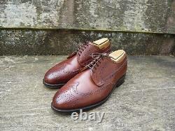 Crockett & Jones Hand Grade Brogues Brown / Tan Uk 7.5 Superb Condition