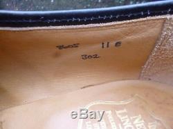 Crockett & Jones Hand Grade Loafers Black Uk 11 Superb Condition