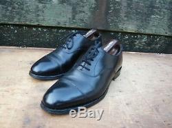 Crockett & Jones Hand Grade Oxford Black Uk 7.5 Whitehall Very Good Cond