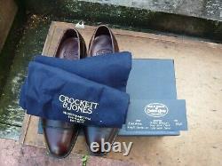Crockett & Jones Hand Grade Oxford Brown Uk 6.5 Egerton Unworn Condition