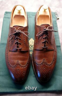 Crockett & Jones Hand Grade Spencer Brown Brogue Shoes Size UK 12 EE