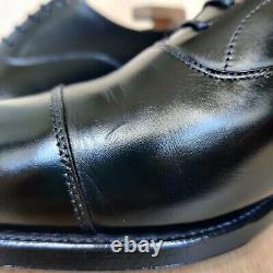 Crockett & Jones Hand Grade'Whitehall' UK 8 Black Cap Toe Oxford Mens Shoes