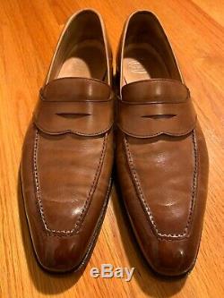 Crockett & Jones Kingston hand grade saddle loafer. Size US 9