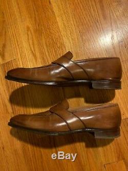 Crockett & Jones Kingston hand grade saddle loafer. Size US 9