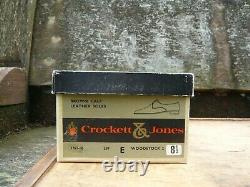 Crockett & Jones Vintage Hand Grade Derby Brown Uk 8.5 Woodstock-unworn Cnd