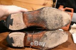 Crockett & Jones Weymouth HAND GRADE Brown Dress Shoes Size 6.5 E UK 7.5 D US
