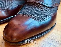 Dack's Custom Grade Vintage 1940s Two Tone Spectator Calf/Tan Uwing Shoes 11C