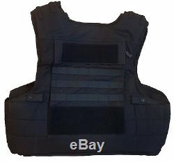 Ex Police Molle Tactical Black Hawk Body Armour Stab Vest Bullet Proof Grade A