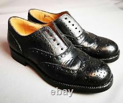 Genuine British Army Issue Black Leather Brogue Parade Shoes Sizes