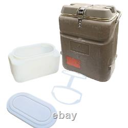 Genuine British Army Norwegian Military 18L Hot Food Container Grade 1 + Insert