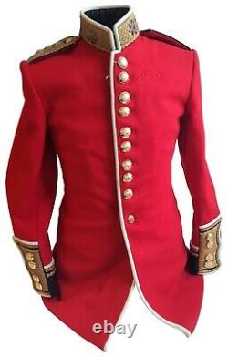 Genuine-Military RHQ Coldstream Guards Tunic Officer Captain Grade 1 -SS85