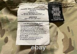 Genuine Us Army Gen III Level 4 Jacket Wind Cold Weather Ocp Multicam Large Long