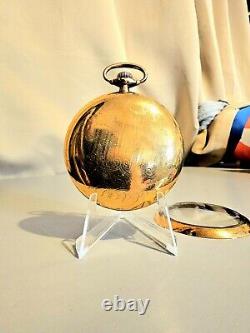 Gold Filled Hamilton Pocket Watch Grade 930 18s 16j Working And Keeps Time