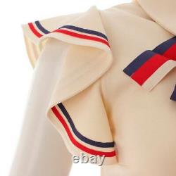 Gucci 17AW Sleeve Web Stretch Jersey Dress 467507 Beige Size XS Grade AB Used