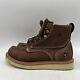 Hawx Grade Wulm-3 Mens Brown Leather Lace Up Soft Toe Work Boots Size 10.5 D