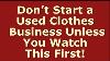 How To Start A Used Clothes Business Including Free Used Clothes Business Plan Template