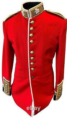 IRISH Guards OFFICERS Ceremonial Tunic RED/GOLD Grade One Army Issue E812