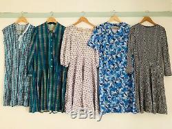 Job Lot #A Wholesale 60 x 70s 80s Vintage Shirt Secretary Tea Dresses A Grade