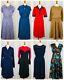 Job Lot #b Vintage Wholesale 54 X 70s 80s Secretary Shirt Floral Dresses Grade A