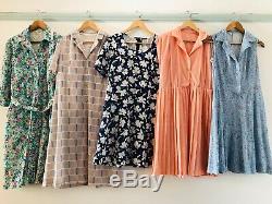 Job Lot #B Wholesale 60 x 70s 80s Vintage Shirt Secretary Tea Dresses A Grade
