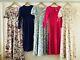 Job Lot #e 60 X 70s 80s Maxi Secretary Shirt Floral Summer Dresses Grade A