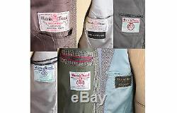 Job Lot Vintage Harris Tweed Jackets Wholesale X10 Pieces Grade A