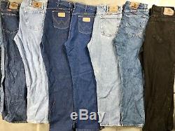 Job Lot Vintage Wrangler Jeans Wholesale X100 Grade A