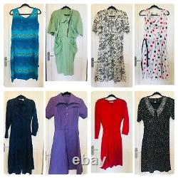 Job Lot Wholesale B Grade 50 x Vintage 60s 70s 80s 90s Dresses