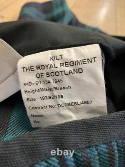 Kilt Royal Regiment Of Scotland 182/92/108 Grade1 British Army-BB187