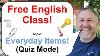 Let S Learn English Topic Everyday Items Quiz Mode