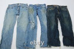 Levis 501 Jeans Levi Vintage Denim Grade C Wholesale Job Lot 30 Pcs