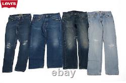Levis Denim Jeans Grade B 90s Retro Vintage Job Lot Wholesale X20 Pieces