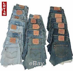Levis High Waisted Shorts Job Lot Vintage Grade B Wholesale X20 Pieces