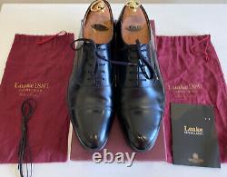 Loake 1880 Export Grade Hanover Onyx Black 8.5F Includes Shoe Trees