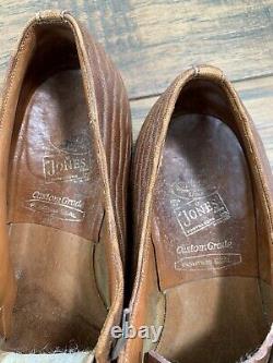 Men's Brown Leather CHURCH'S Custom Grade Dress Shoes 12.5 M Made in England N3