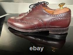 Men's CHURCHS Brown Leather Custom Grade Brogue Oxford Shoes. UK 9/EU 43