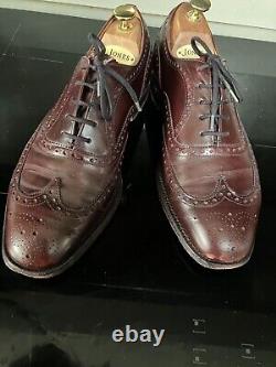 Men's CHURCHS Brown Leather Custom Grade Brogue Oxford Shoes. UK 9/EU 43