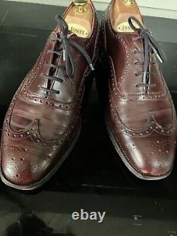 Men's CHURCHS Brown Leather Custom Grade Brogue Oxford Shoes. UK 9/EU 43