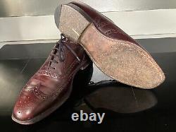 Men's CHURCHS Brown Leather Custom Grade Brogue Oxford Shoes. UK 9/EU 43