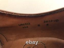 Men's CROCKETT & JONES Salisbury tan leather Hand Grade brogues, size UK8E