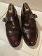 Men's Church Custom Grade Monk Shoes Oxblood Uk Size 6f Made In England