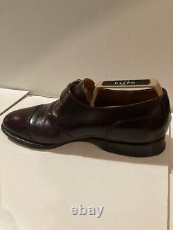 Men's Church Custom Grade Monk Shoes Oxblood UK Size 6F Made In England