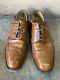 Men's Church's Custom Grade Grafton Shoes Brown Leather Brogue Uk 8