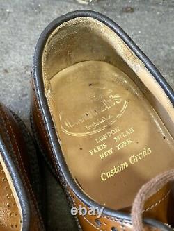Men's Church's Custom Grade Grafton Shoes Brown Leather Brogue UK 8