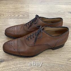 Men's Church's Custom Grade Shoes Brown Leather Brogue UK 8