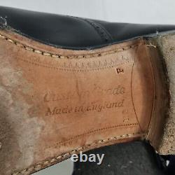 Mens CHURCH'S Brogues Black Bookbinder Leather Size 11.5 F Custom Grade Legate