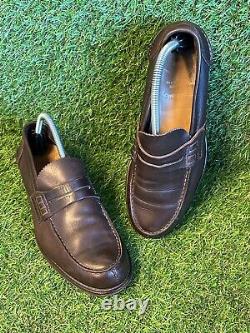 Mens CHURCH'S Pembrey Custom Grade Loafer SHOES UK 7.5 75G Brown Made in ENGLAND